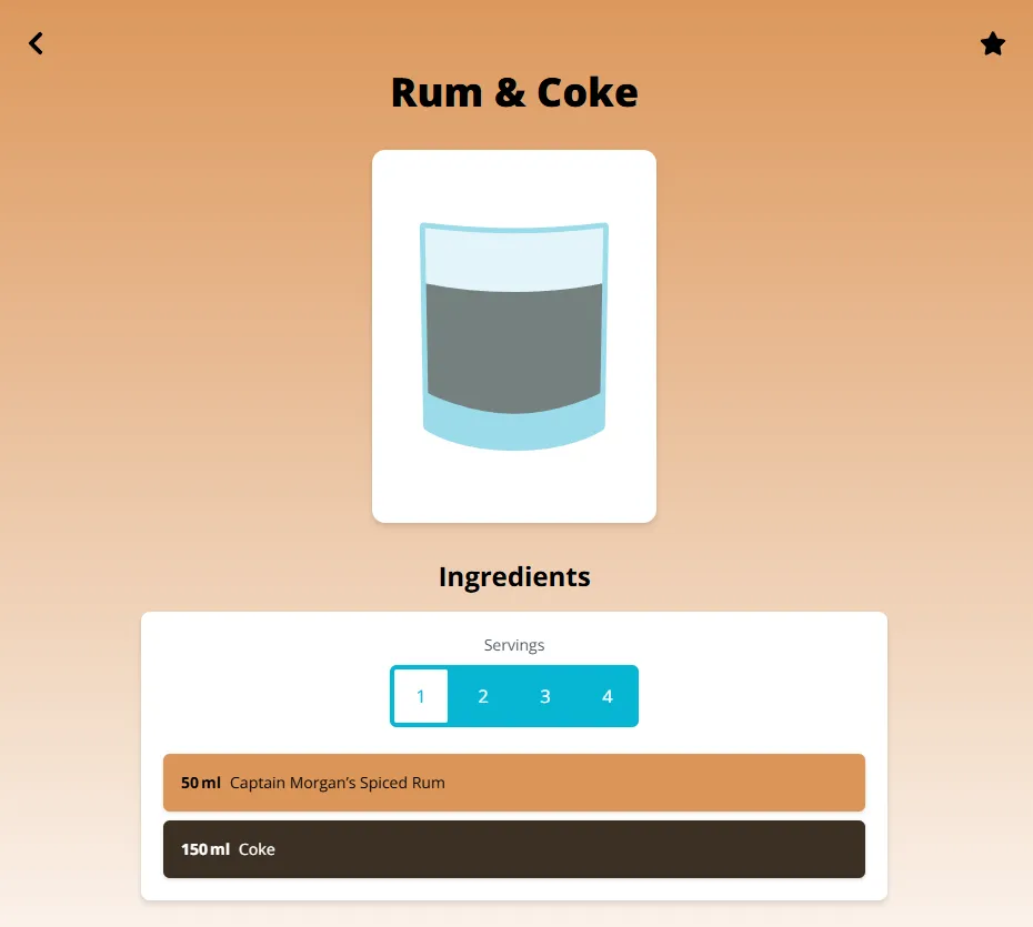 MVP cocktail page